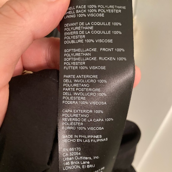 ANTHROPOLOGIE Faux Leather wrap mini dress Black/Noir SZ: 6 - Picture 6 of 13